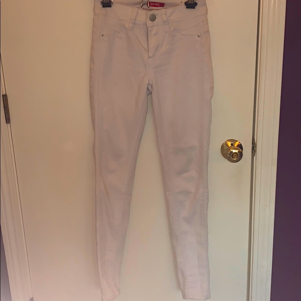 white jeans